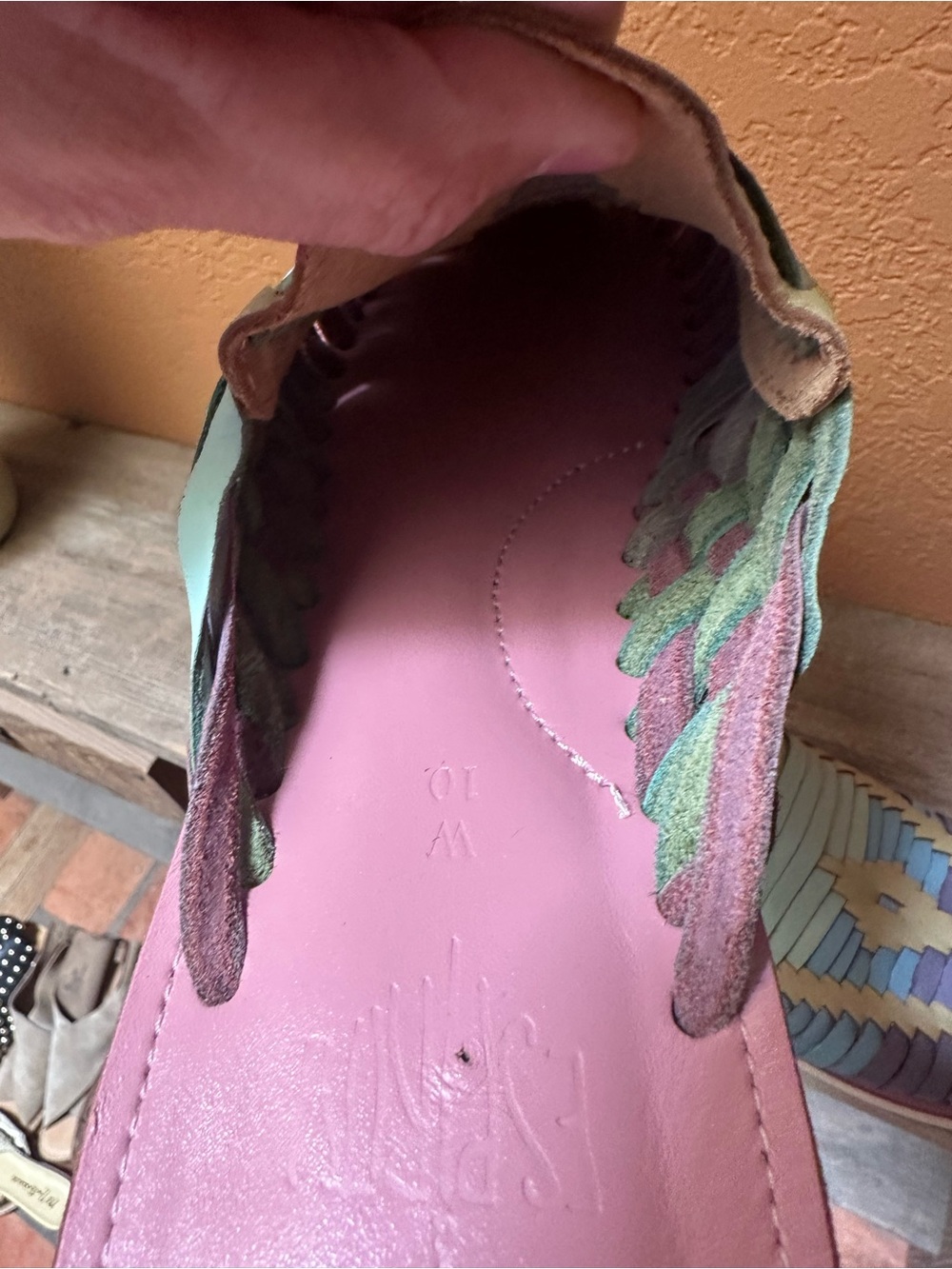 Espadrille pastels 10 NWOT - Picture 4 of 10